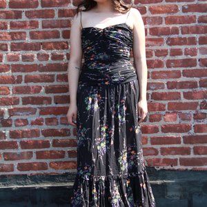 Torrid Black Floral Keyhole Maxi Dress – Size 4X